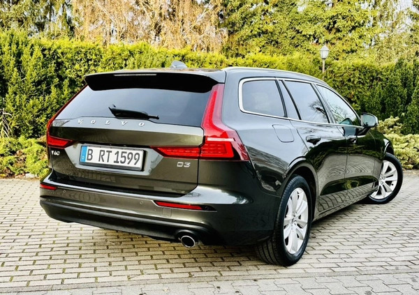 Volvo V60 cena 84400 przebieg: 117890, rok produkcji 2018 z Żukowo małe 781